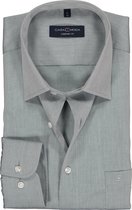 CASA MODA comfort fit overhemd - mouwlengte 72 cm - grijs - Strijkvrij - Boordmaat: 45