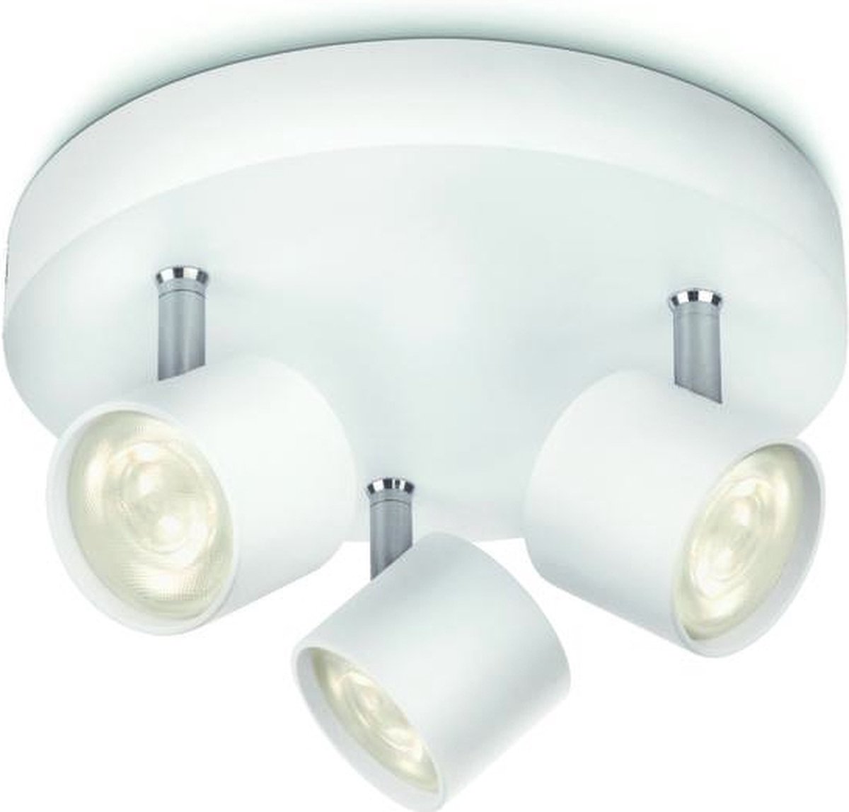 Plafondlamp Guayana 3-lichts wit van Trio kopen