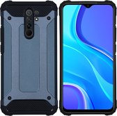 iMoshion Rugged Xtreme Backcover Xiaomi Redmi 9 hoesje - Donkerblauw