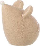 J-Line Muis Porselein Beige/Wit Small