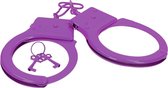 Metal Handcuffs - Purple - Handcuffs - Cuffs