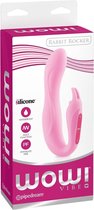 Rabbit Rocker - Pink - Silicone Vibrators - Rabbit Vibrators - Classic Vibrators - Design Vibrators