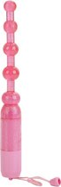 Waterproof Vibrating Pleasure Beads™ - Pink - Anal - Butt Plugs & Anal Dildos