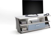 Fmd- TV Meubel Tv-meubel Nano  - 135cm - Wit; Blauw; Grijs