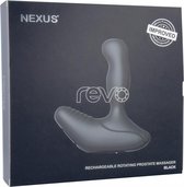 REVO Waterproof Rotating Prostate Massager - Black - Butt Plugs & Anal Dildos - Prostate Vibrators