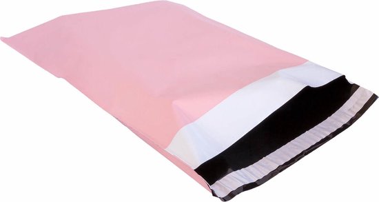 Verzendzakken voor Kleding - 100 stuks - 17.5 x 25 cm (A5) - Roze