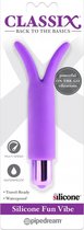 Classix Silicone Fun Vibe - Purple - Silicone Vibrators - Classic Vibrators