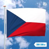 Vlag Tsjechie 200x300cm - Glanspoly