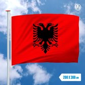 Vlag Albanie 200x300cm