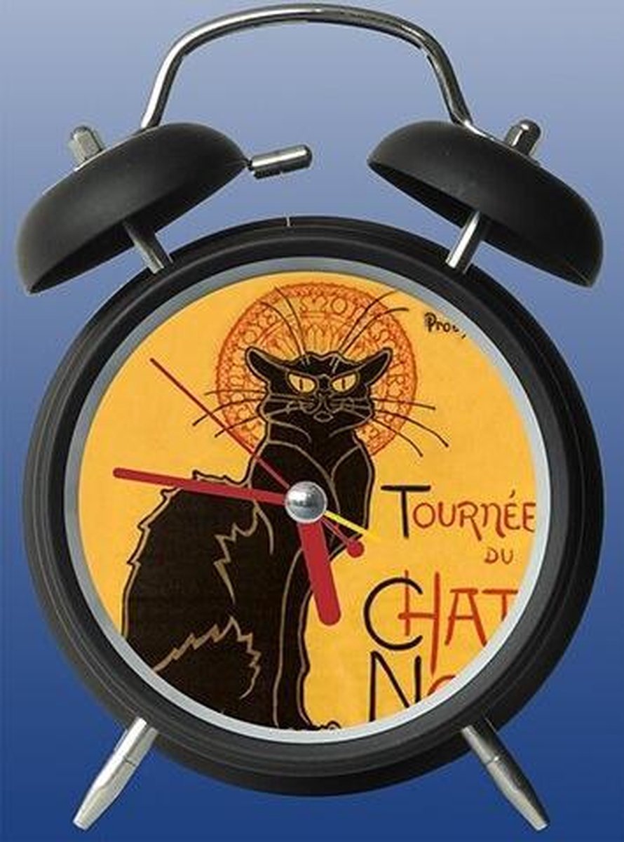 Steinlen, Chat Noir wekker - De zwarte kat