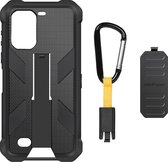 Let op type!! Multifunctionele TPU+PC Beschermhoes voor Ulefone Armor 7  met Back Clip & Carabiner