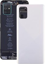 Originele batterij achterkant voor Galaxy A71 (wit)