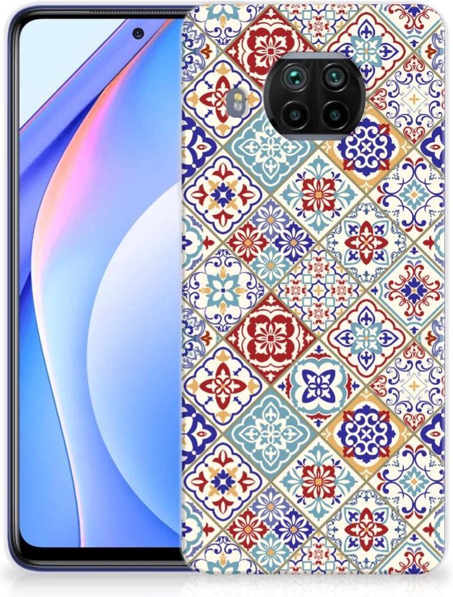Xiaomi Mi 10T Lite TPU Siliconen Hoesje Tiles Color