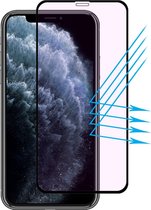 ENKAY Hat-Prince Full Glue 0.26mm 9H 2.5D Anti-Blue-Ray Gehard Glas Volledige Dekking Film Voor iPhone 11 Pro Max / XS Max ENKAY