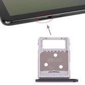 SIM-kaarthouder + Micro SD-kaarthouder voor Galaxy Tab S4 10.5 T835 (zwart)