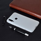Voor Vivo Y17 Candy Color TPU Case (wit)