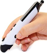 PR-08 2.4G Innovatieve handheld draadloze slimme muis in penstijl, ondersteuning Windows 8/7 / Vista / XP / 2000 / Android / Linux / Mac OS. , Effectieve afstand: 10 m (wit)