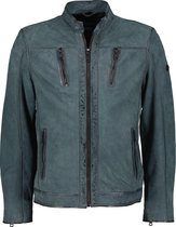 DNR Jack Leer - Modern Fit - Blauw - 52