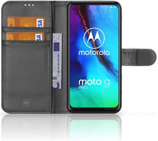 Étui de Bumper Folio pour Motorola Moto G Pro Coque Crème Glacée