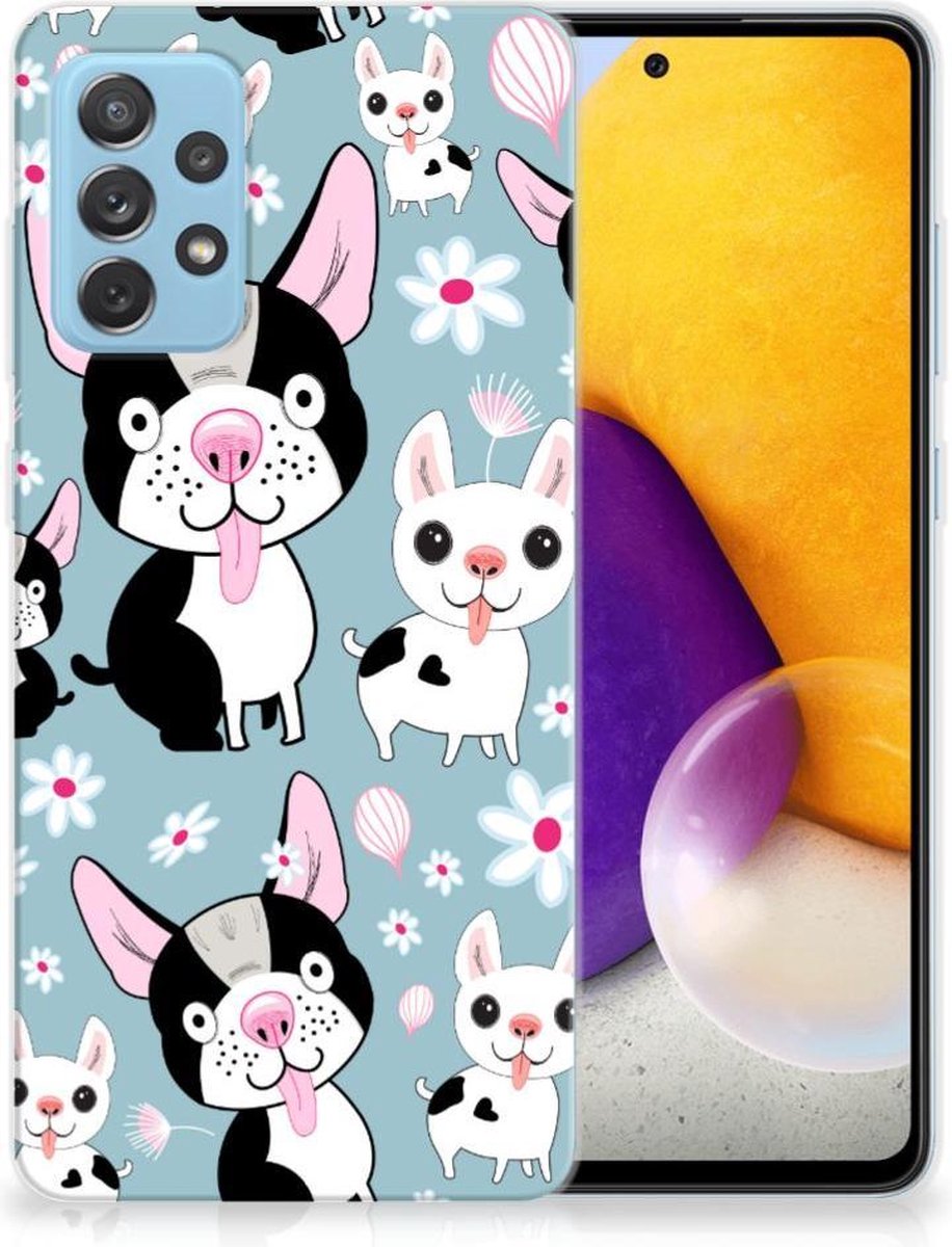 Samsung Galaxy A72 TPU Hoesje Hondjes