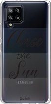 Casetastic Samsung Galaxy A42 (2020) 5G Hoesje - Softcover Hoesje met Design - Chase The Sun Print