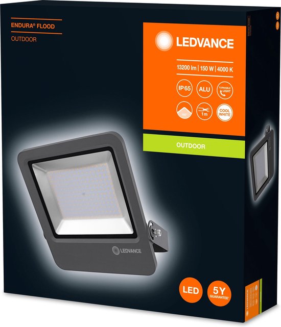 LEDVANCE Projecteur extérieur LED - 50 W - 4000 lm - IP65