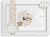 Interbaby Beddengoedset Junior 60 X 120 Cm Katoen Beige 3-delig