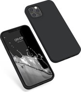 kwmobile telefoonhoesje voor Apple iPhone 12 Pro Max - Hoesje voor smartphone - Back cover in mat zwart