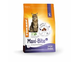 3x Fokker Maxi-Bite Kattenvoer Large Breed 2,5 kg