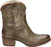 Antonio Moretto dames cowboylaars - Kaki - Maat 41