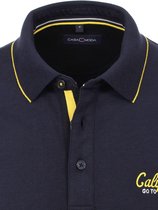 Casa Moda Polo Shirt Blauw Gemêleerd California - L