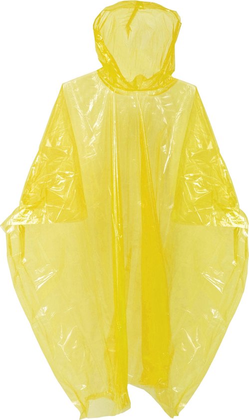 Trespass - Unisex Drylite Herbruikbare Noodgeval Poncho (Geel)