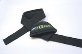 M Double You - Power Straps Neoprene (one size - Zwart) - Lifting straps - Lifting grips