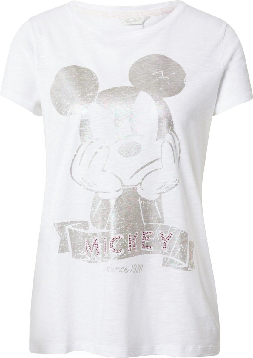 Frogbox • wit t-shirt met Mickey Mouse • maat 36