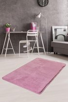 Nerge.be | Milano Lilac 80x140 cm | %100 Acrylic - Handmade | Decorative Rug | Antislip | Washable in the Machine | Soft surface