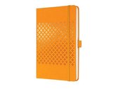 Sigel - notitieboek - A5 - Jolie Impress - hardcover - 174 pagina's - lijn - 80 grams papier - mango orange -SI-JN211