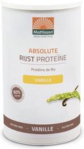 Mattisson - Rijst Proteïne Poeder - 80% Eiwit - Vegan Eiwitpoeder - Vanille Smaak - 500 Gram