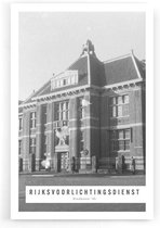 Walljar - Rijksvoorlichtingsdienst '45 - Zwart wit poster