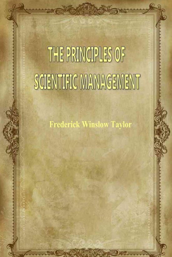The Principles Of Scientific Management - cover