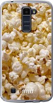 LG K10 (2016) Hoesje Transparant TPU Case - Popcorn #ffffff