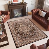 Tapiso Laila Vloerkleed Bruin Oosters Woonkamer Tapijt Maat- 120x170