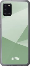 Samsung Galaxy A31 Hoesje Transparant TPU Case - Fresh Geometric #ffffff
