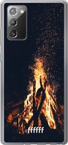 Samsung Galaxy Note 20 Hoesje Transparant TPU Case - Bonfire #ffffff