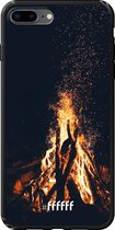 iPhone 8 Plus Hoesje TPU Case - Bonfire #ffffff