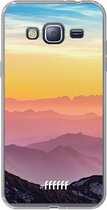 Samsung Galaxy J3 (2016) Hoesje Transparant TPU Case - Golden Hour #ffffff