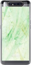 Samsung Galaxy A80 Hoesje Transparant TPU Case - Pistachio Marble #ffffff