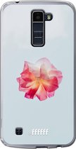 LG K10 (2016) Hoesje Transparant TPU Case - Rouge Floweret #ffffff