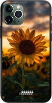 iPhone 11 Pro Hoesje TPU Case - Sunset Sunflower #ffffff