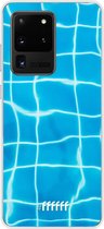 Samsung Galaxy S20 Ultra Hoesje Transparant TPU Case - Blue Pool #ffffff