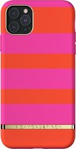 Richmond & Finch Magenta Stripe strepen hoesje voor iPhone 11 Pro Max - roze